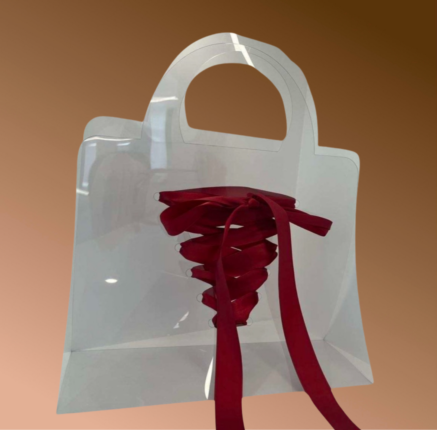 Clear Rose Purse