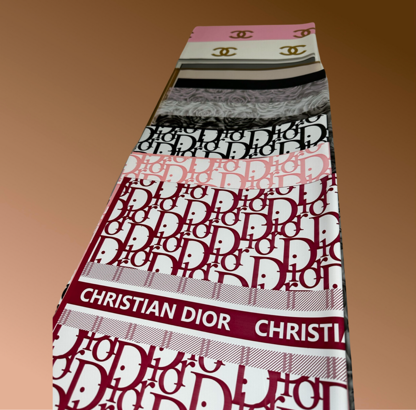 Luxurious Floral Wrapping Paper (Dior)