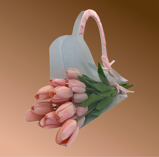 Clear Rose Purse