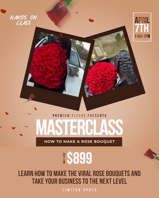 How To Make a Rose Bouquet Masterclass